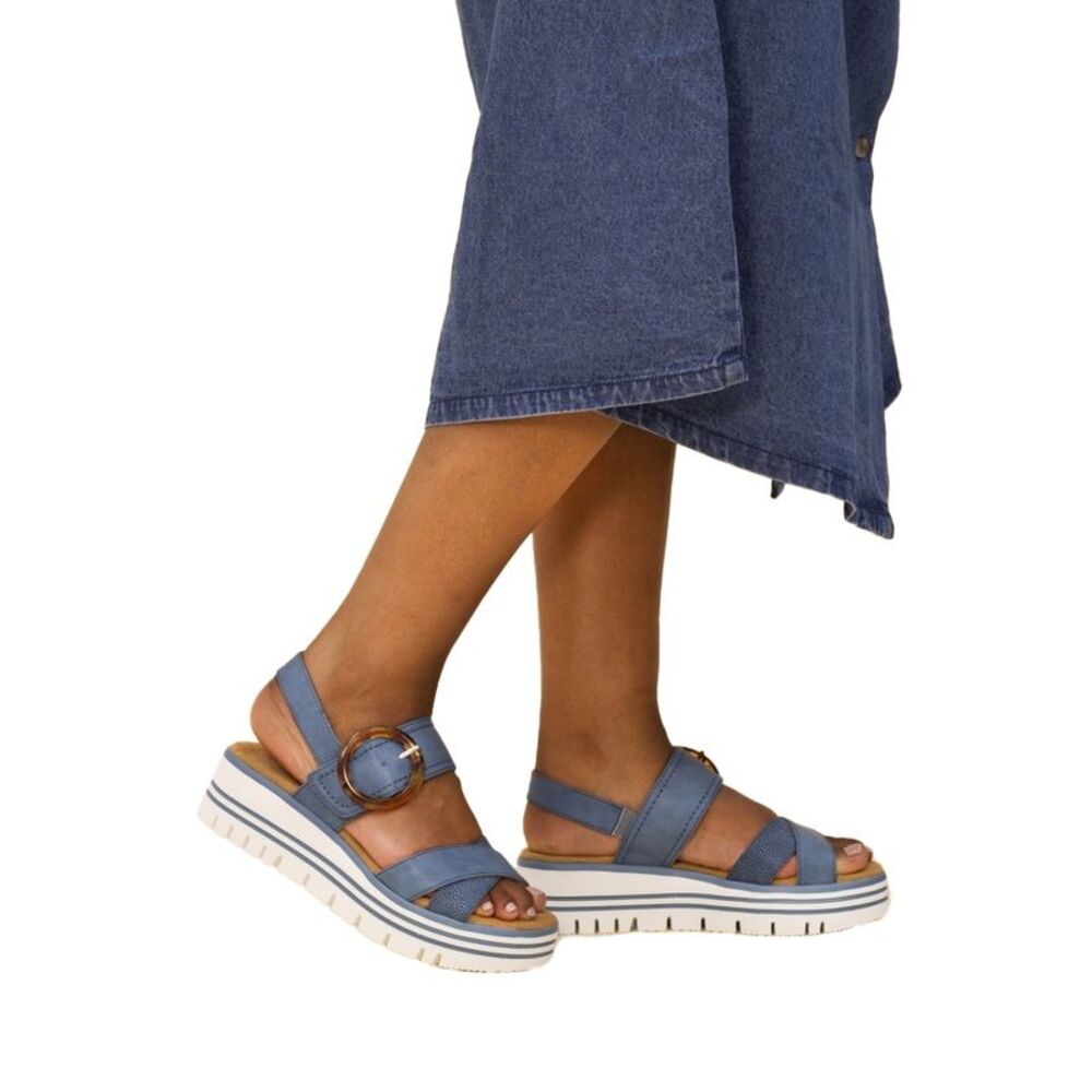Lunar Womens/Ladies Elise Sandals / Blue